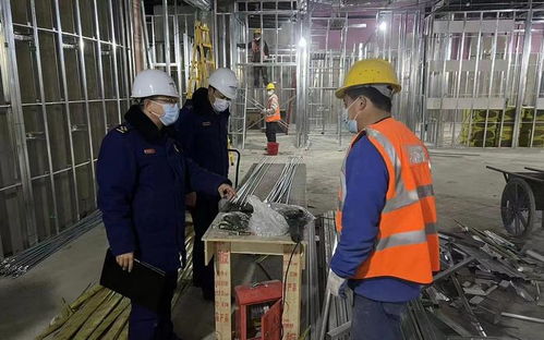 北京昌平消防聯合多部門對冬季施工現場開展消防安全專項檢查