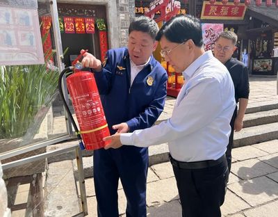 王潤軍調研檢查重點商貿項目及節前安全生產工作，強調消防檢測服務的重要性